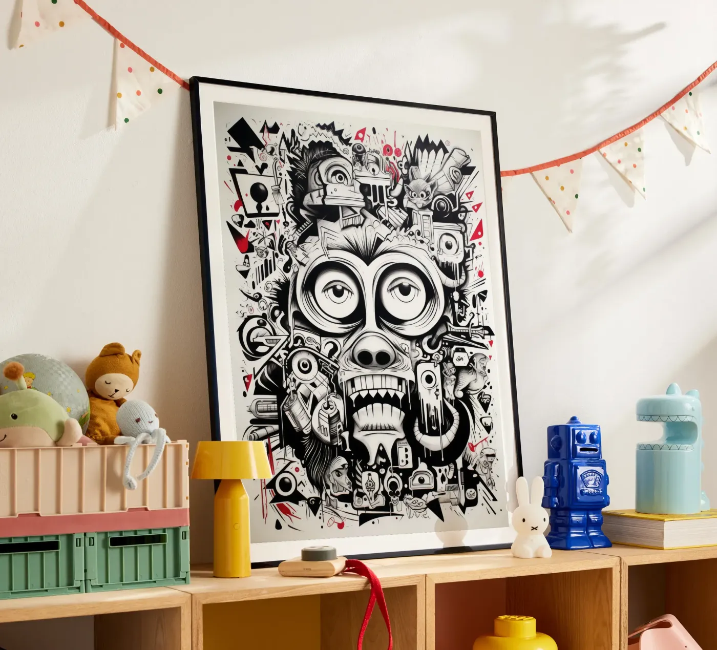 graffiti animals poster by Art Digital Visuel