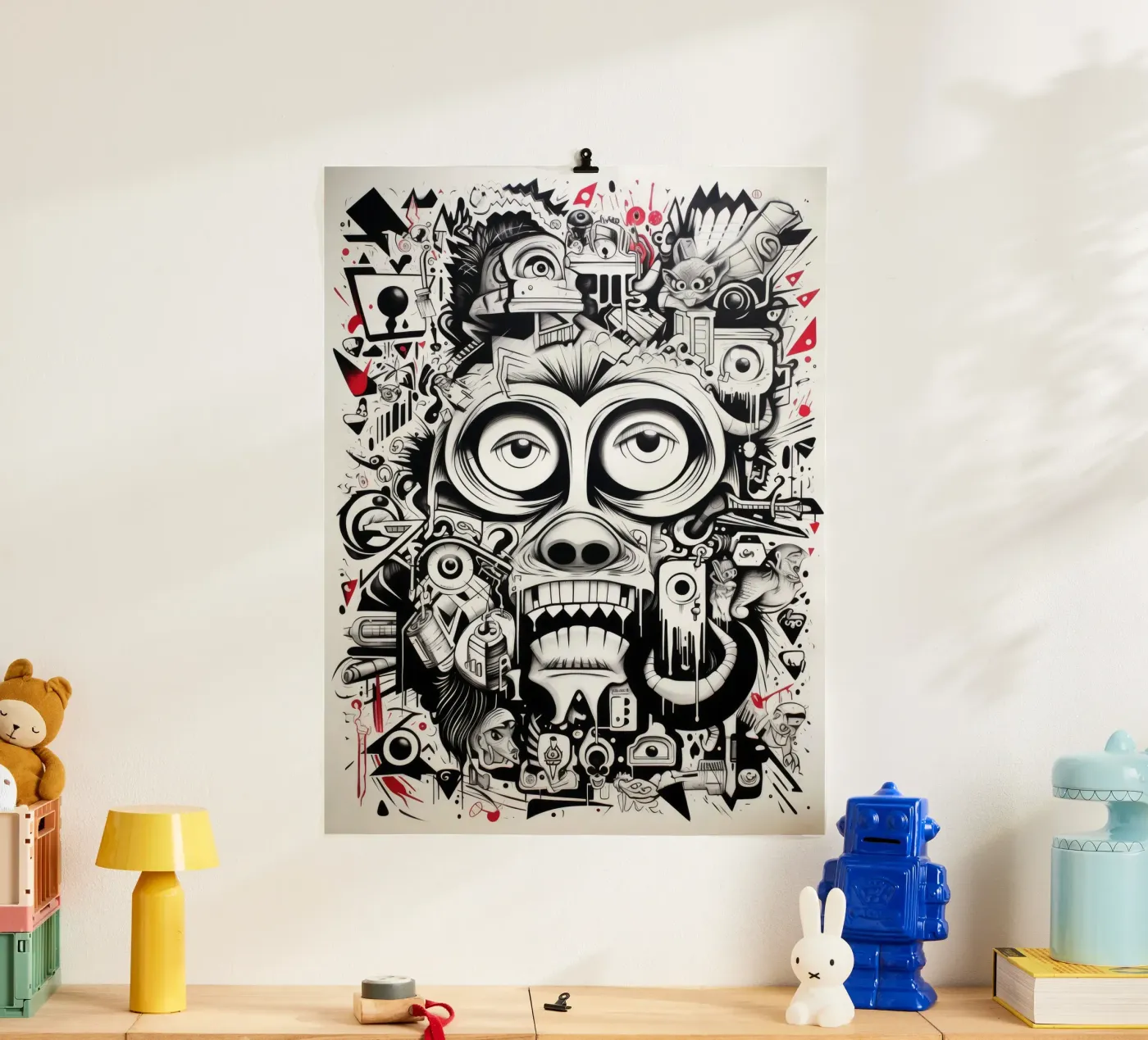 graffiti animals poster by Art Digital Visuel