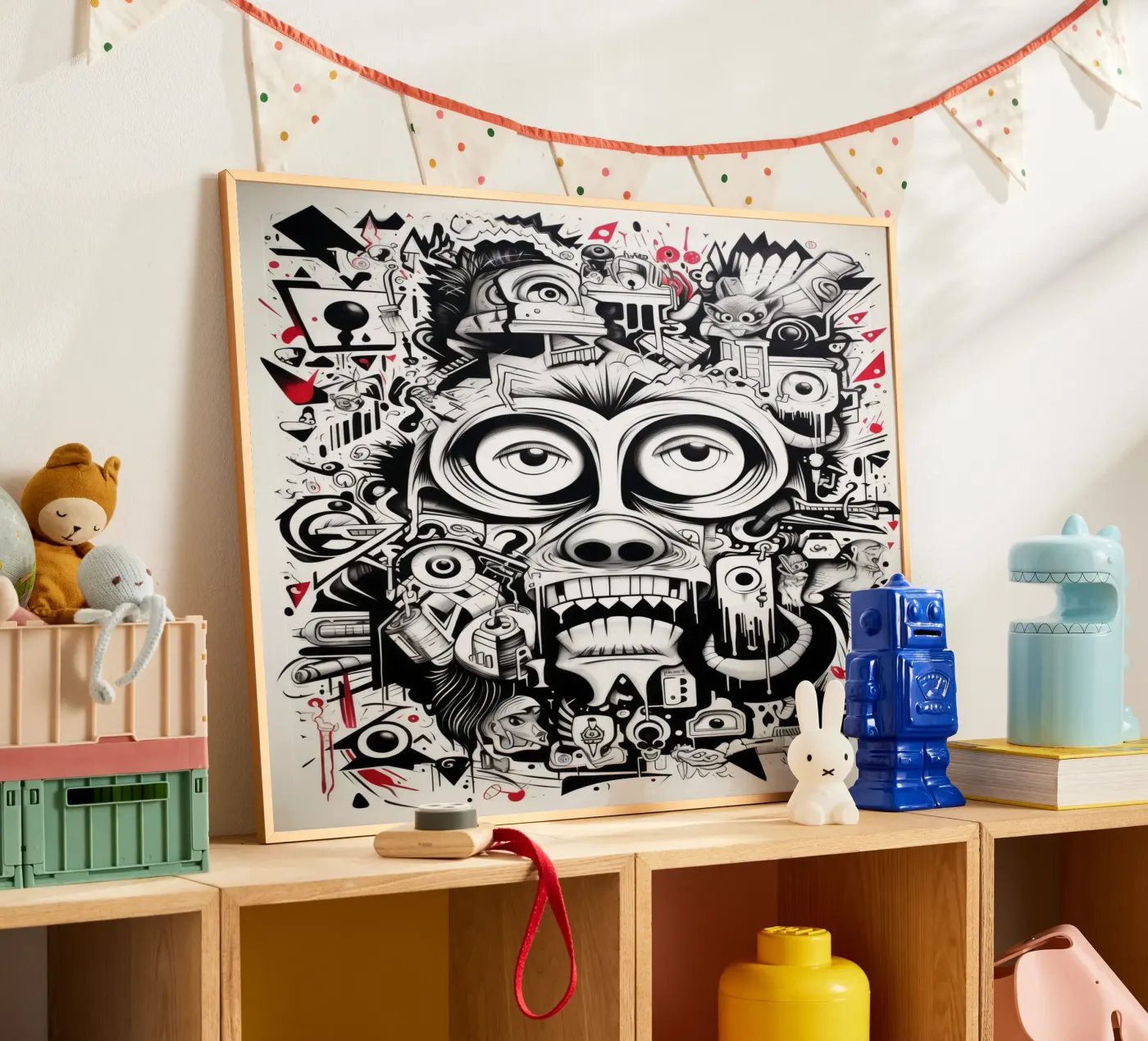 graffiti animals poster by Art Digital Visuel