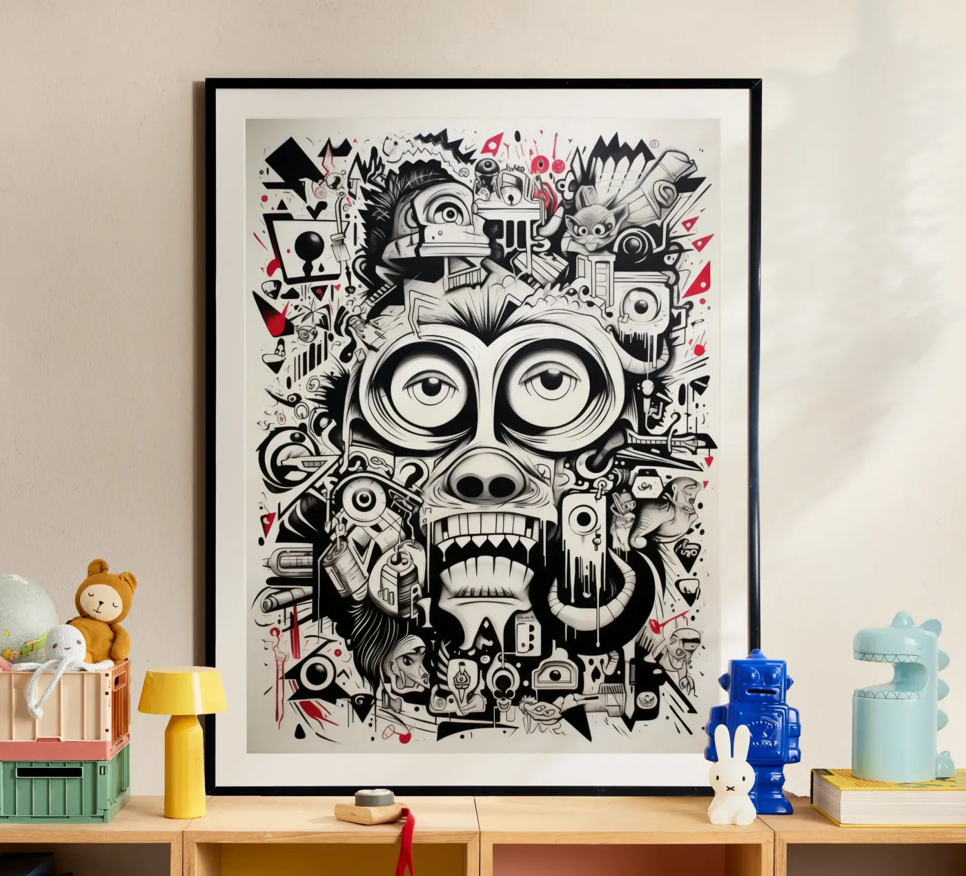 graffiti animals poster by Art Digital Visuel