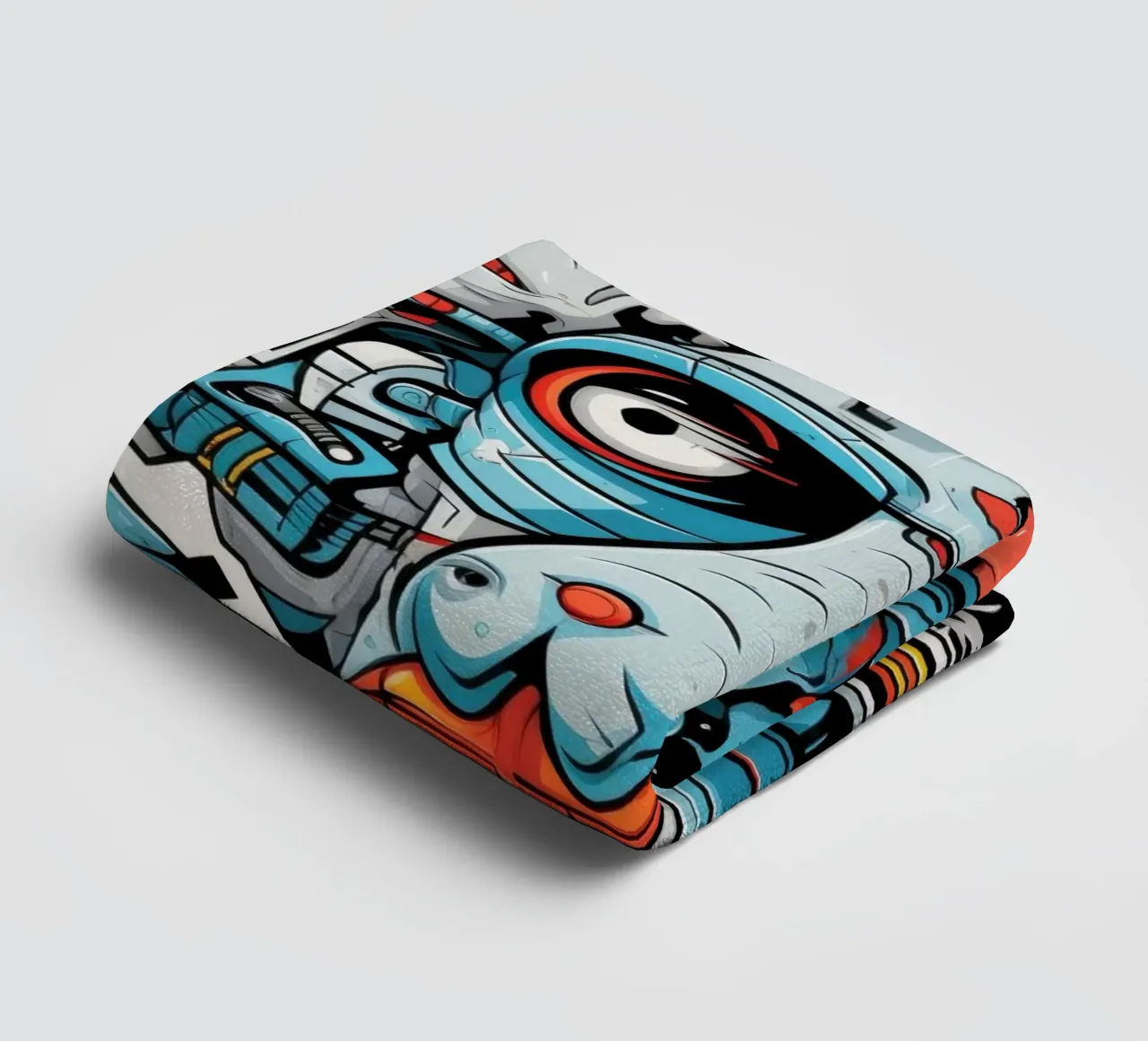 graffiti animals towel by Art Digital Visuel