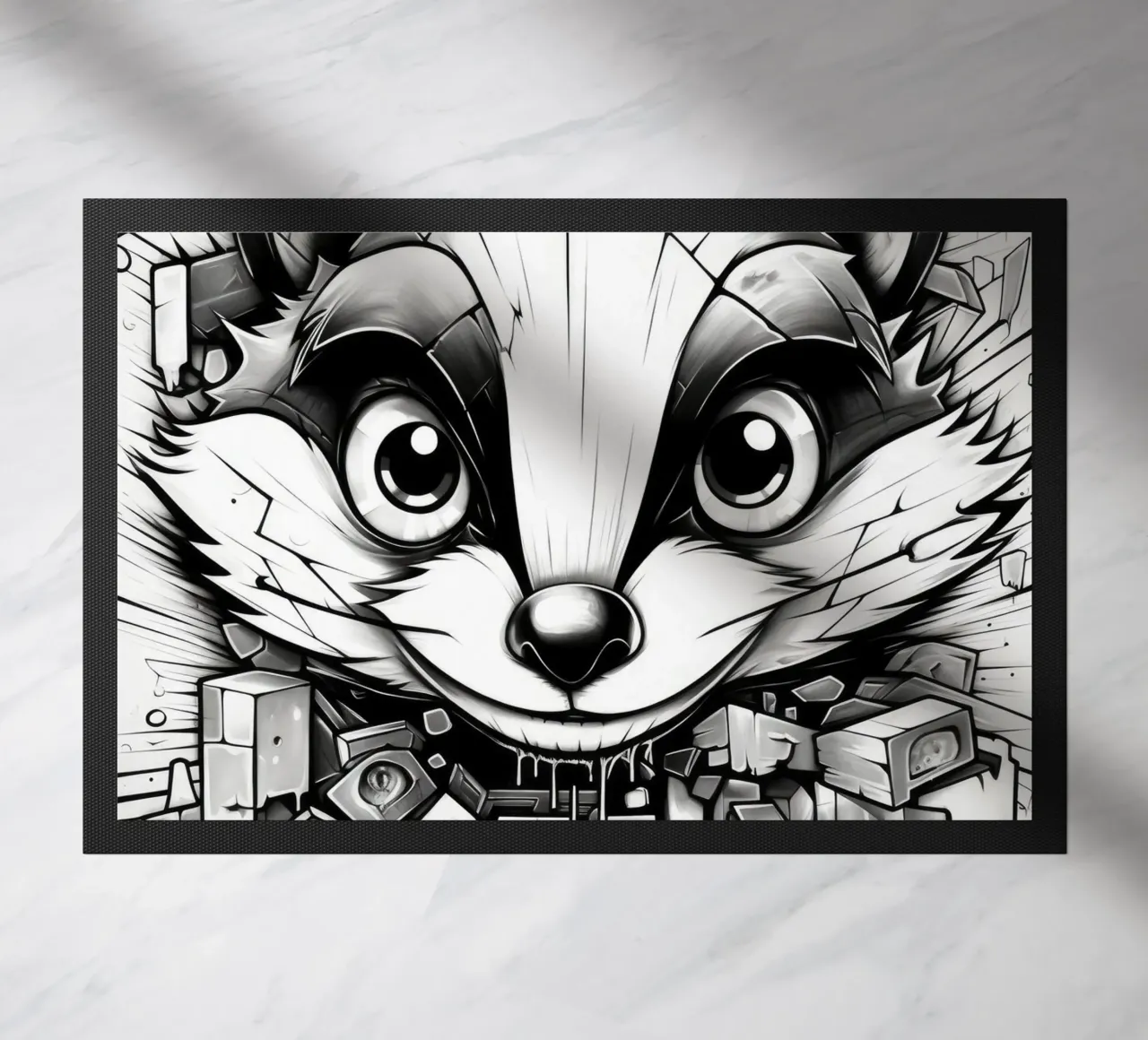 animali graffiti zerbino da Art Digital Visuel