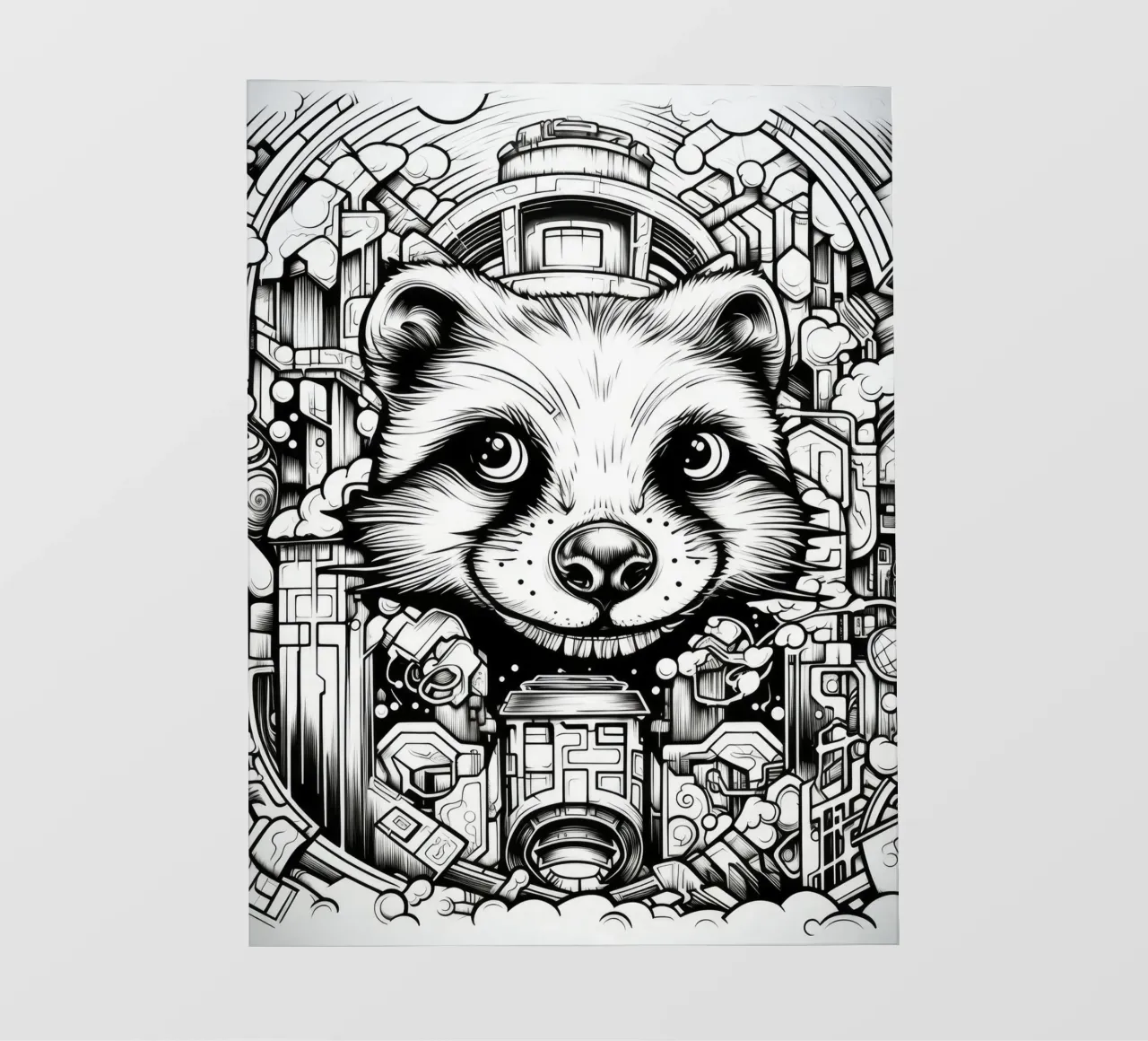 animali graffiti pellicola backlit da Art Digital Visuel