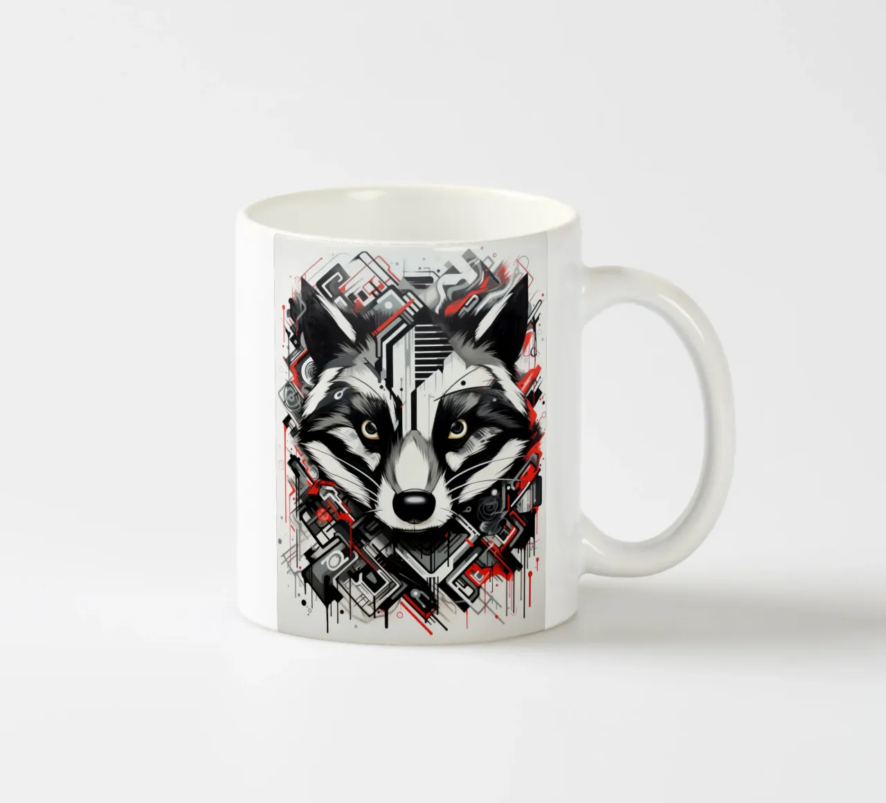 animali graffiti tazza in ceramica da Art Digital Visuel