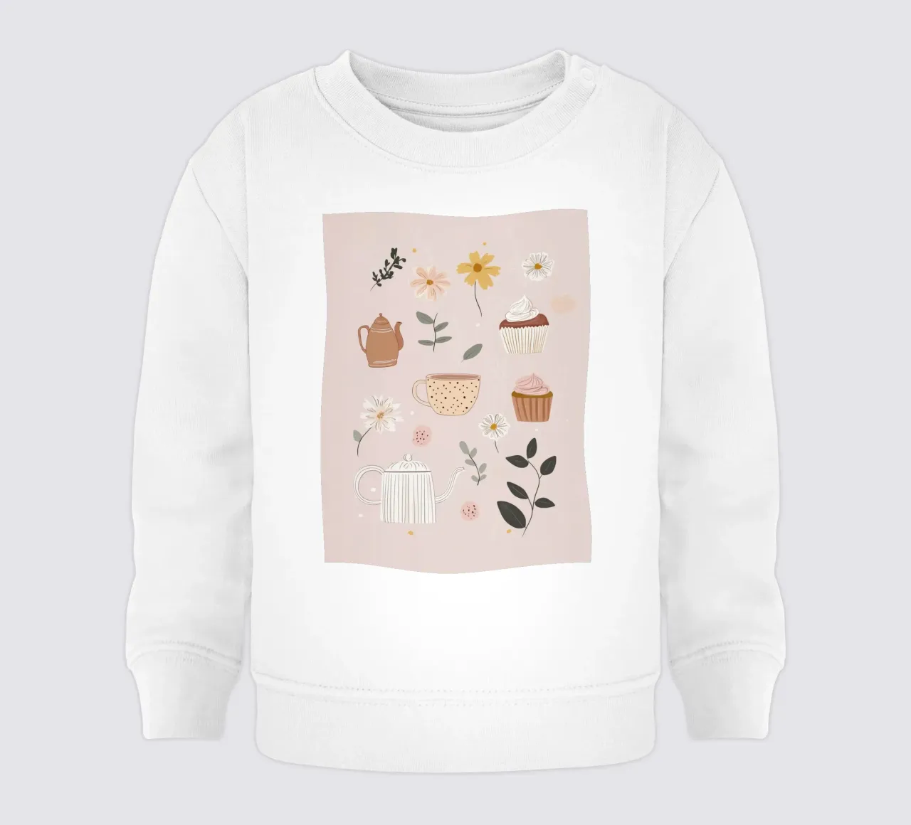 Tea And Cake felpa neonato da treechild
