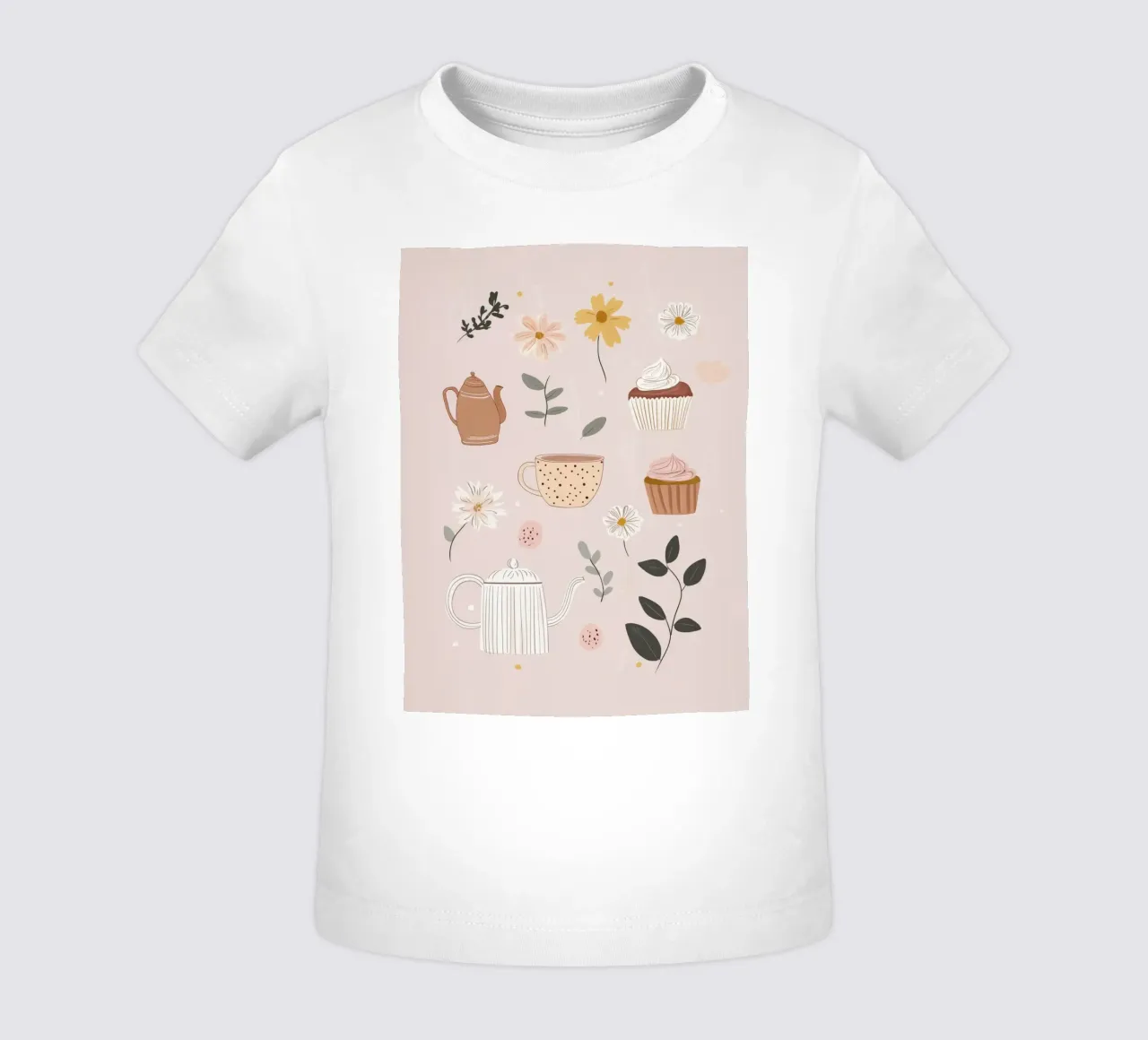 Tea And Cake Baby T-Shirt von treechild