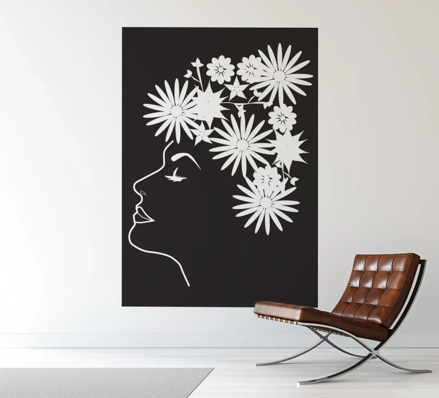 Silhouet fotobehang van SunflowerDE