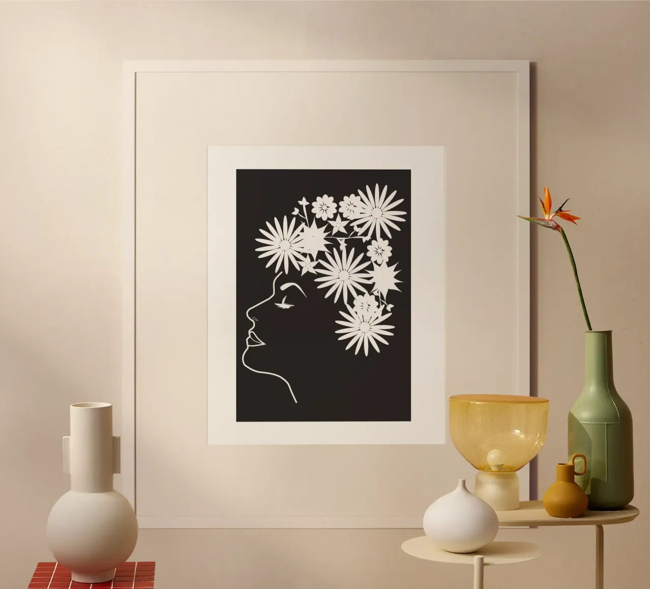 Scherenschnitt Poster von SunflowerDE