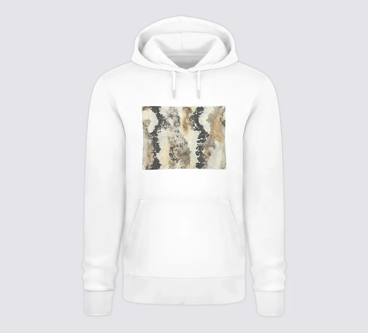 Elegante struttura a serpente felpa con cappuccio da Carinaprint