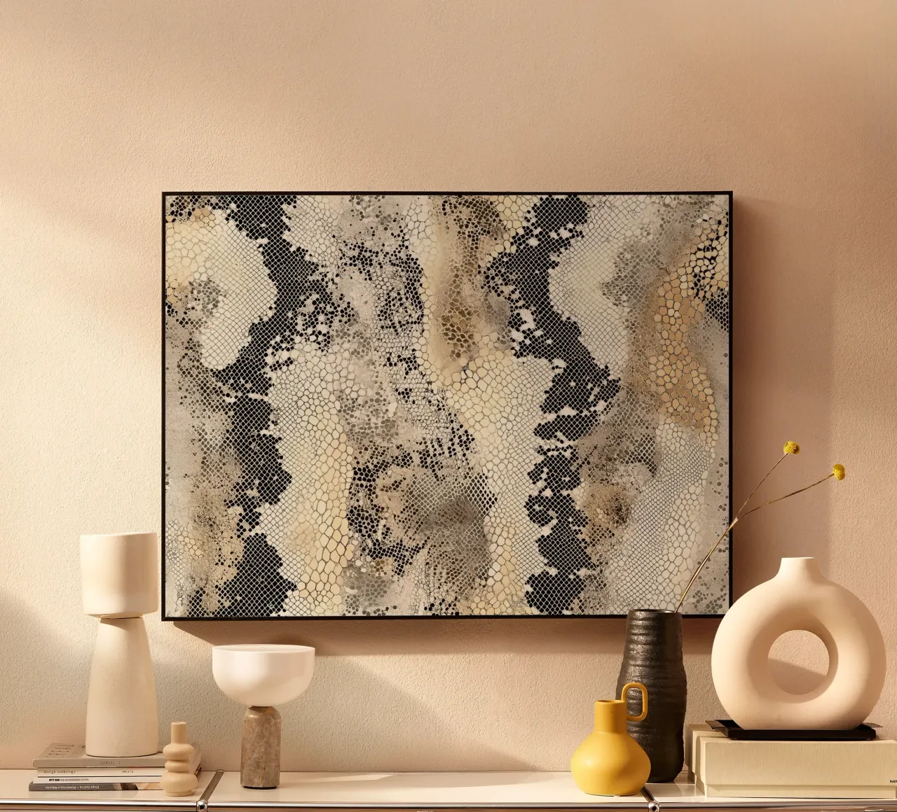 Elegant snake texture alu-dibond by Carinaprint