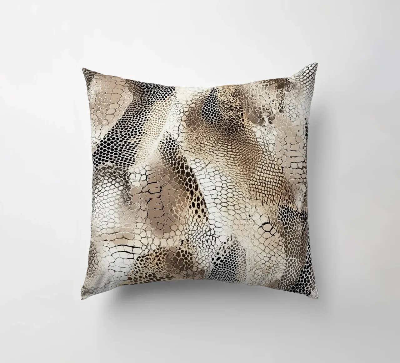 Moda con motivo a serpente cuscino da Carinaprint