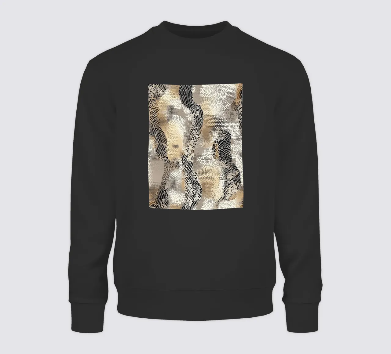 Elegante motivo a serpente felpa da Carinaprint