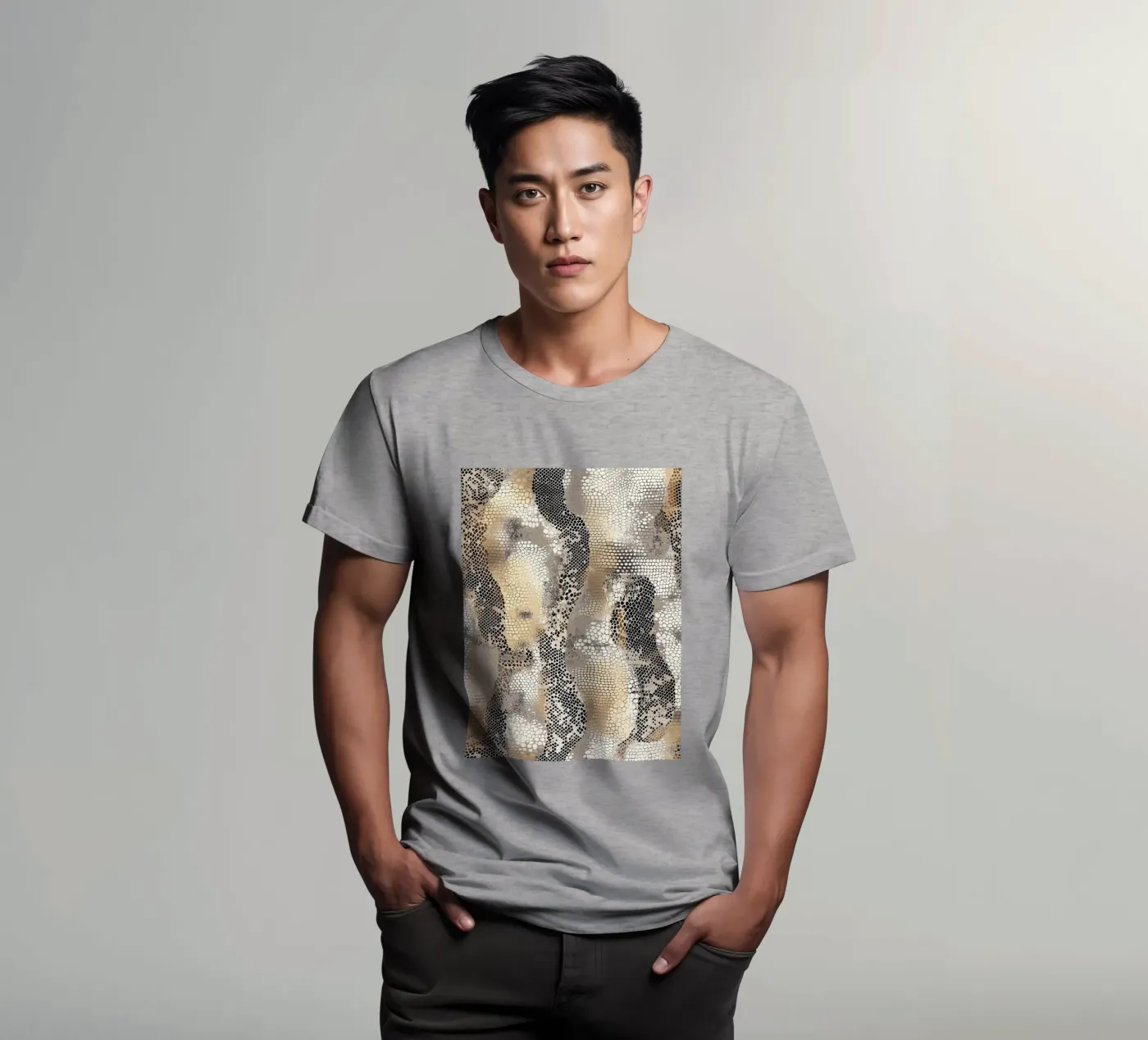 Elegante motivo a serpente t-shirt da Carinaprint