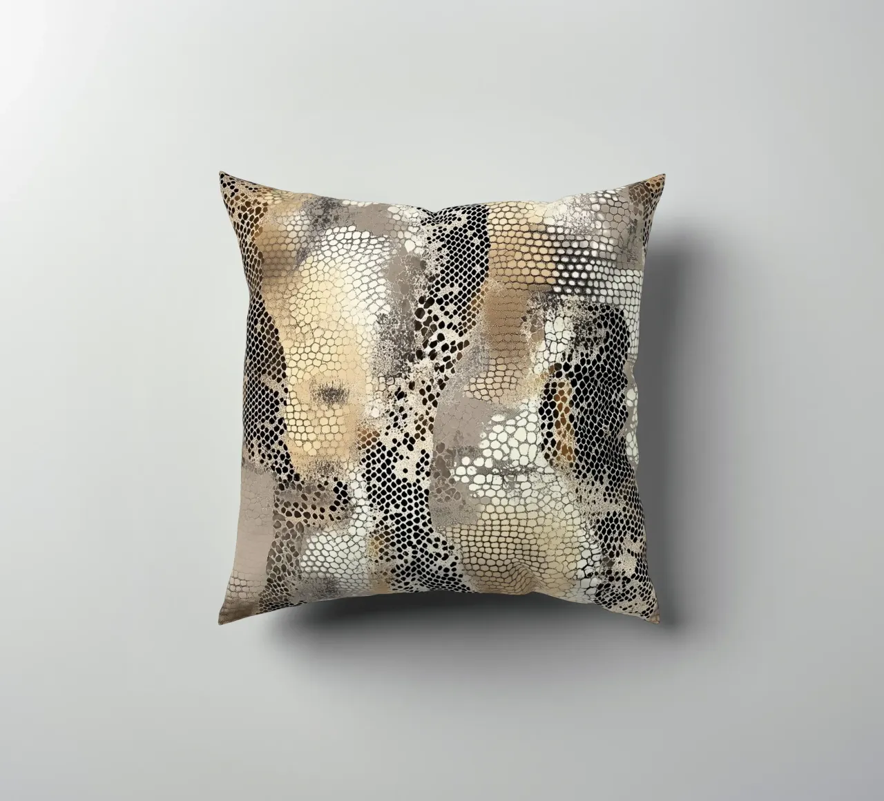 Stylish snake pattern decorative cushion by Carinaprint