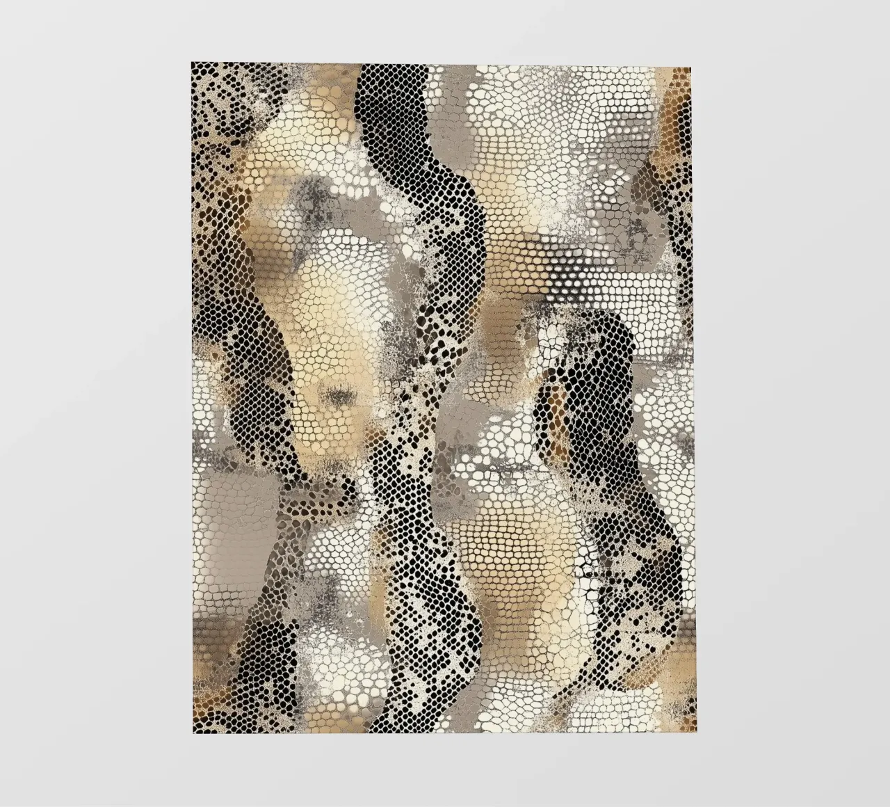 Stijlvol slangenpatroon fotobehang van Carinaprint