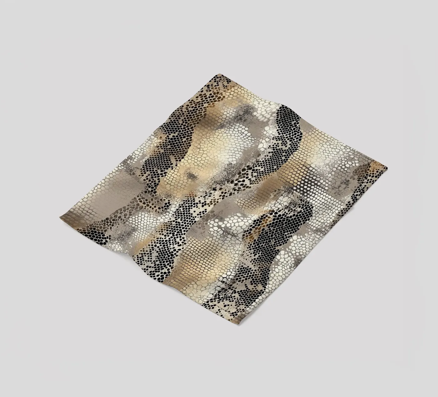 Stylish snake pattern plaid polaire de Carinaprint