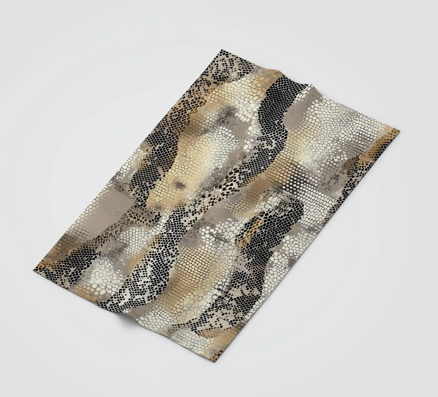 Stylish snake pattern plaid polaire de Carinaprint