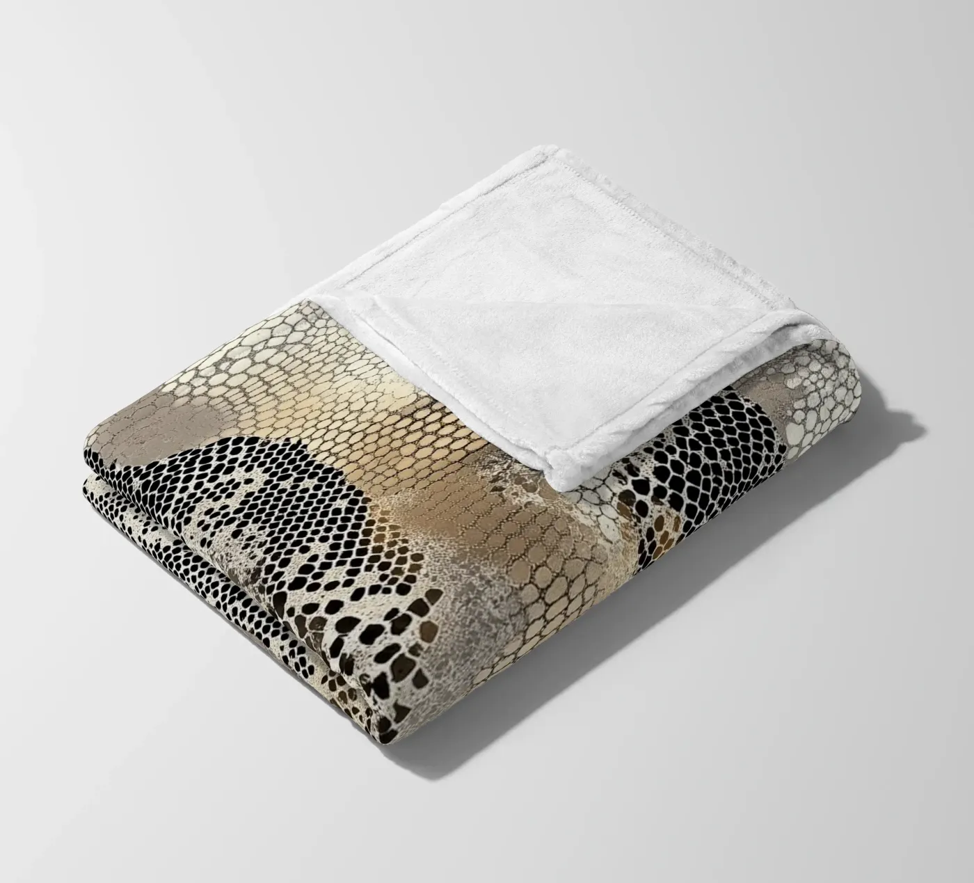 Stylish snake pattern plaid polaire de Carinaprint