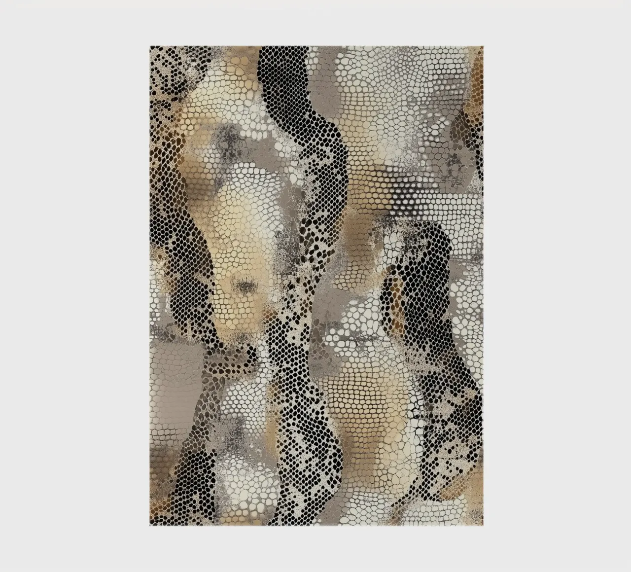 Stylish snake pattern notebook by Carinaprint