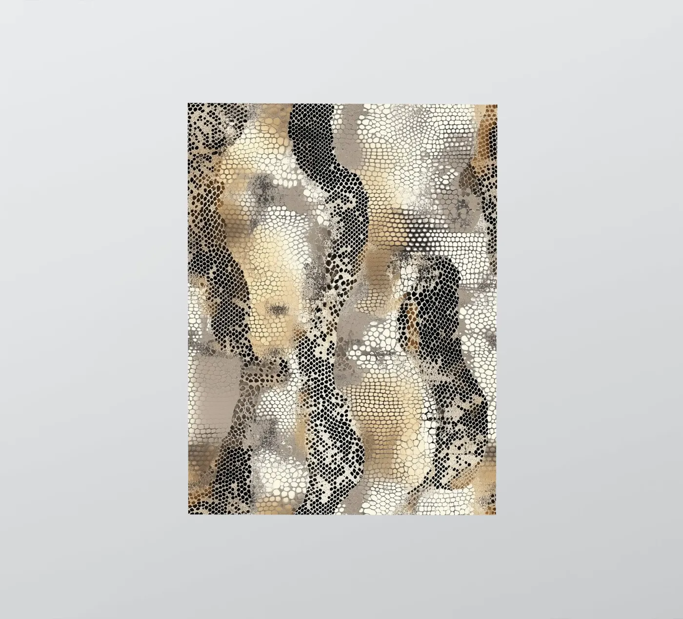 Stylish snake pattern sticker by Carinaprint