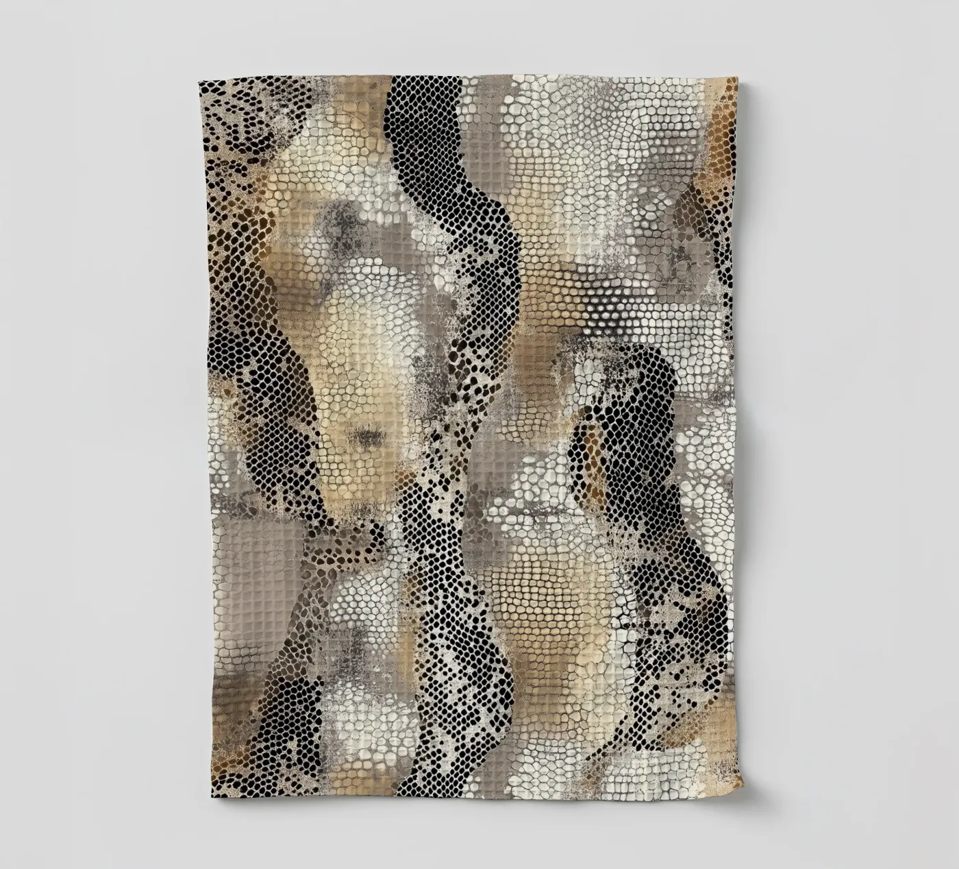 Motif serpent stylé torchon de Carinaprint