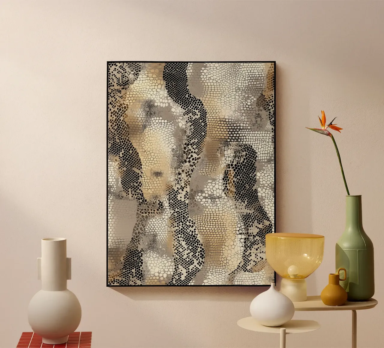 Stylish snake pattern plexiglas de Carinaprint