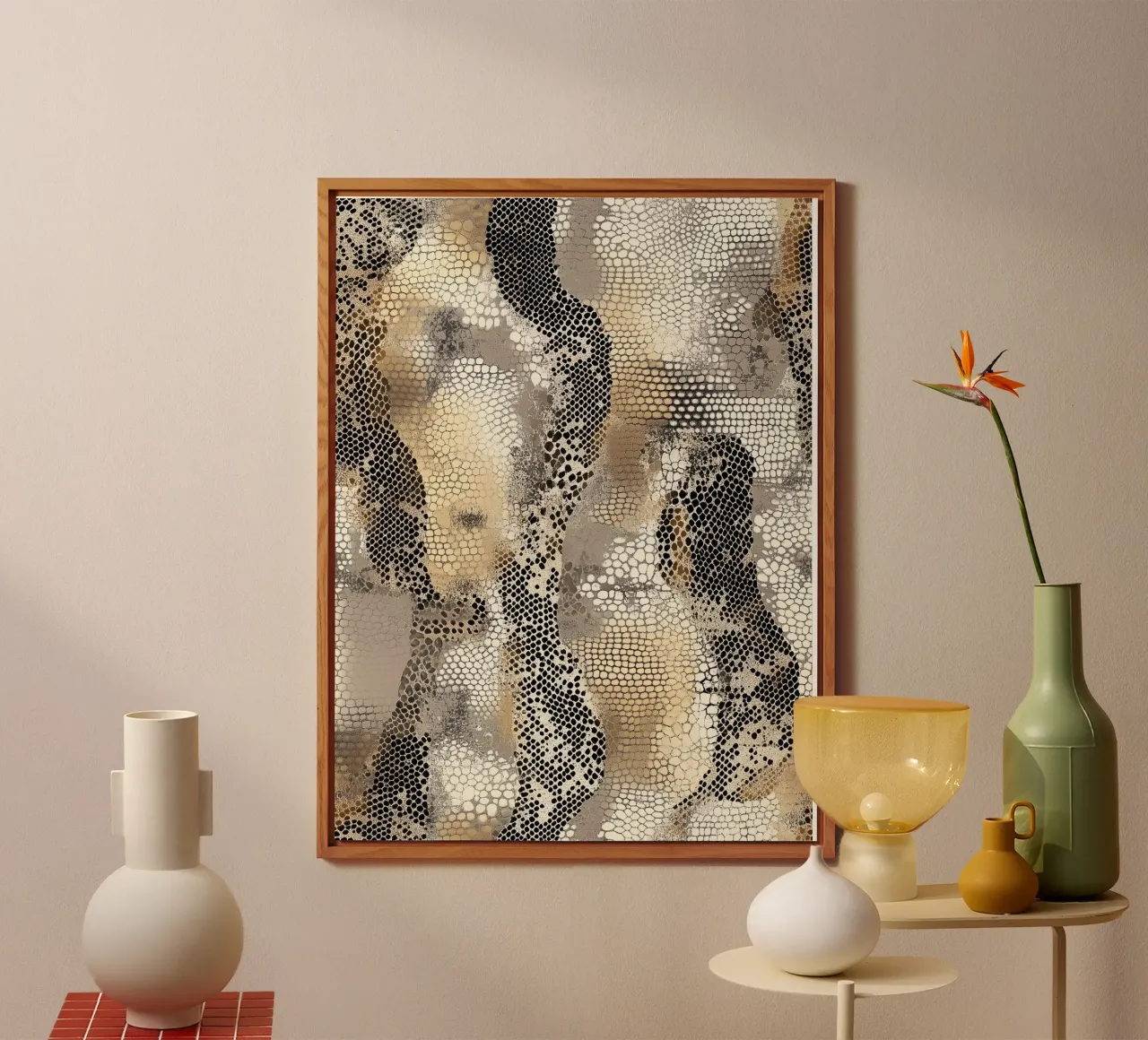 Stylish snake pattern forex plate by Carinaprint