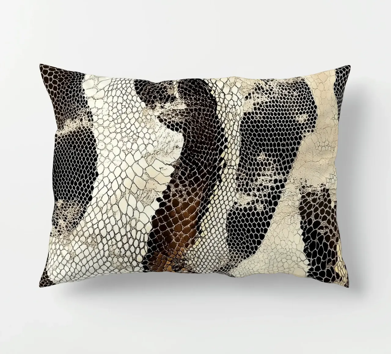 Moda con texture serpente cuscino da Carinaprint