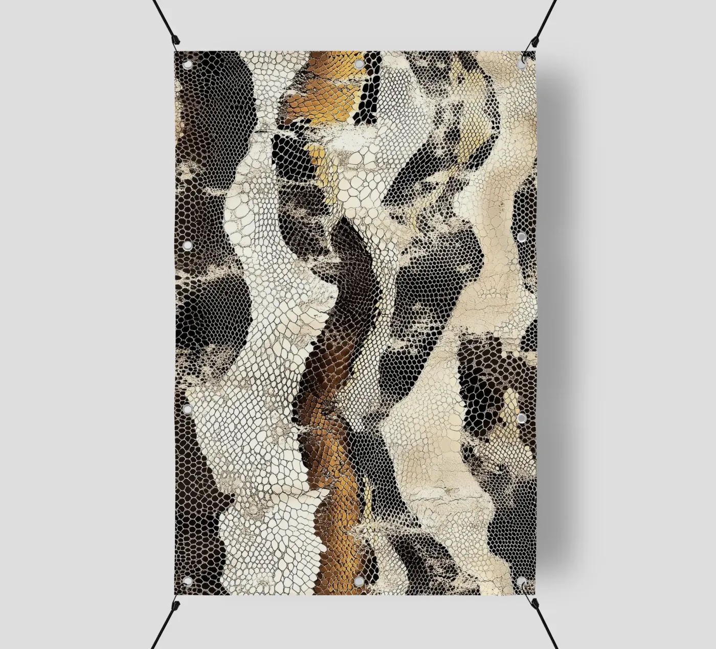 Moda con texture serpente telo in pvc da Carinaprint