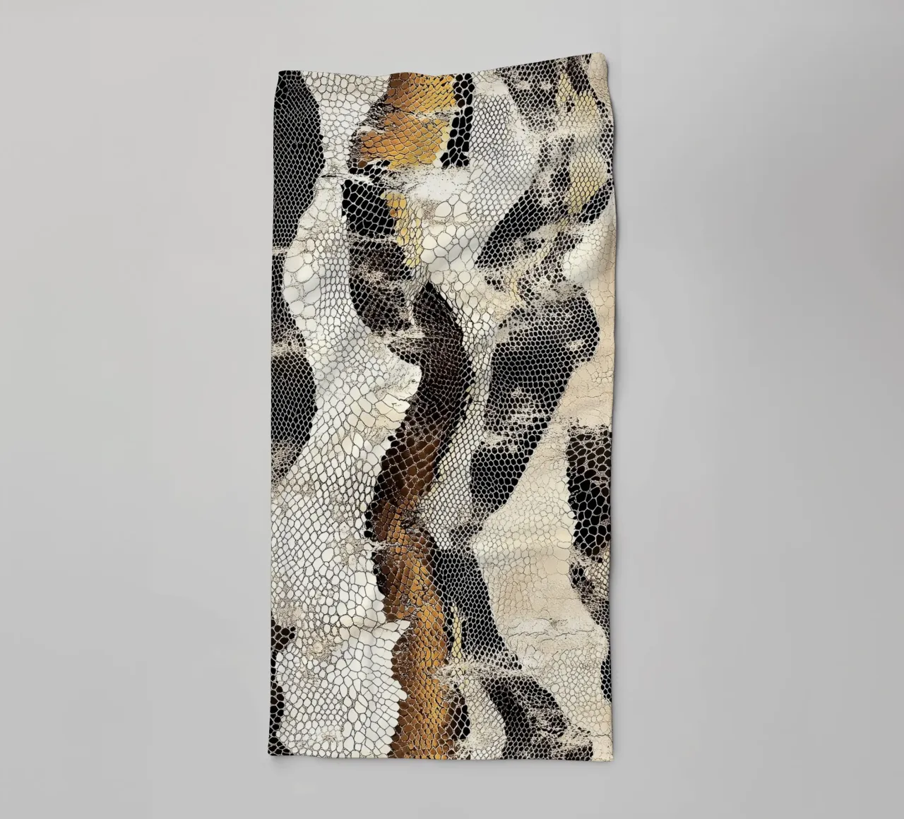 Moda con texture serpente asciugamano da bagno da Carinaprint