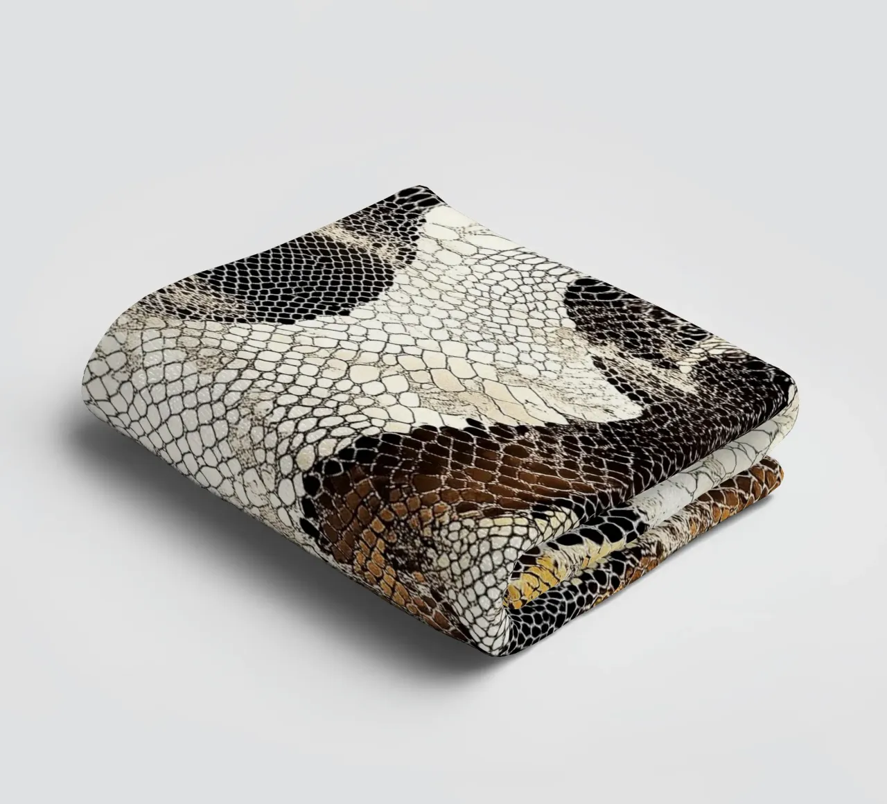 Moda con texture serpente asciugamano da bagno da Carinaprint