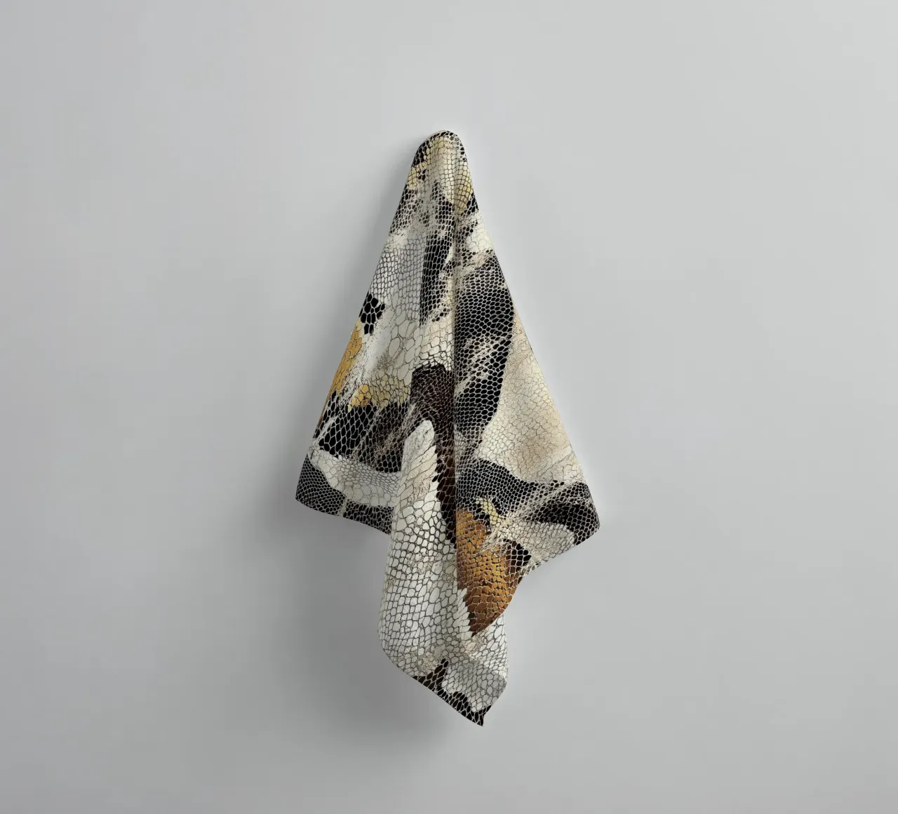 Moda con texture serpente asciugamano da bagno da Carinaprint