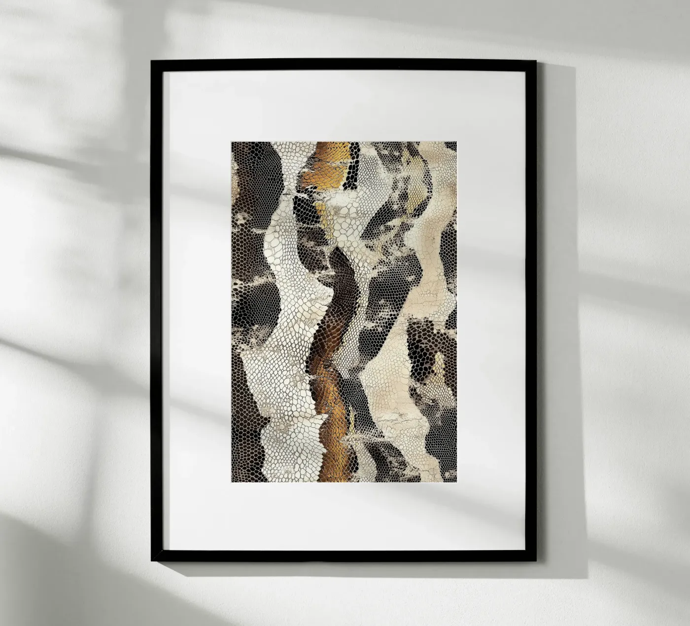 Moda con texture serpente poster da Carinaprint