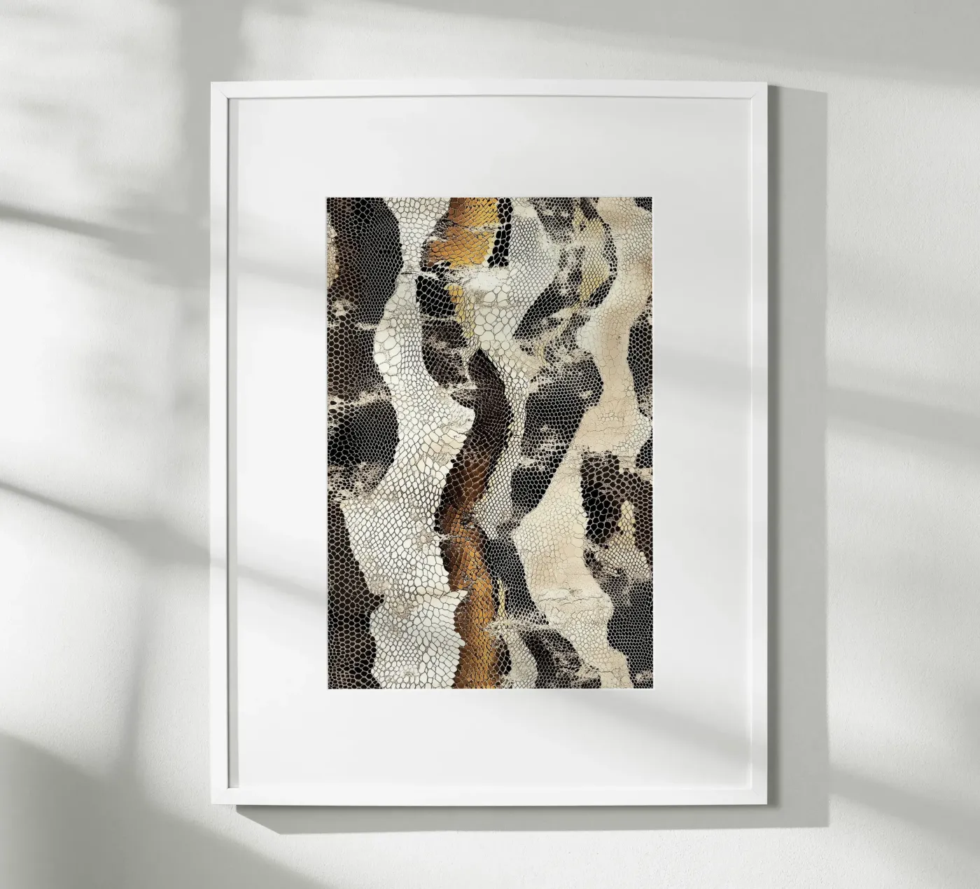 Moda con texture serpente poster da Carinaprint