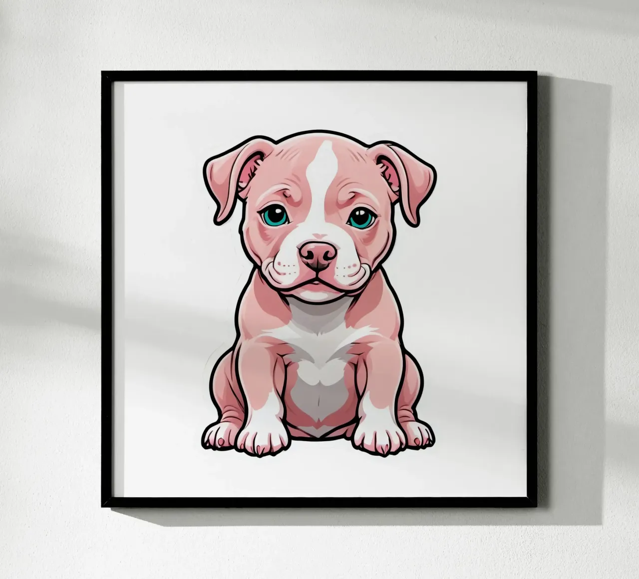 Pitbull rosa carta hahnemühle da Indigo Rain
