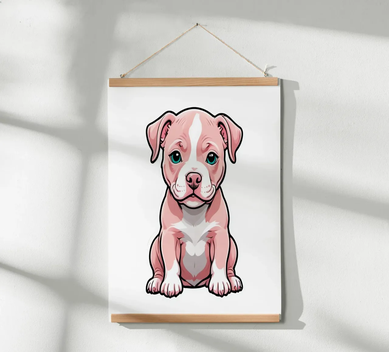 Pitbull rosa carta hahnemühle da Indigo Rain