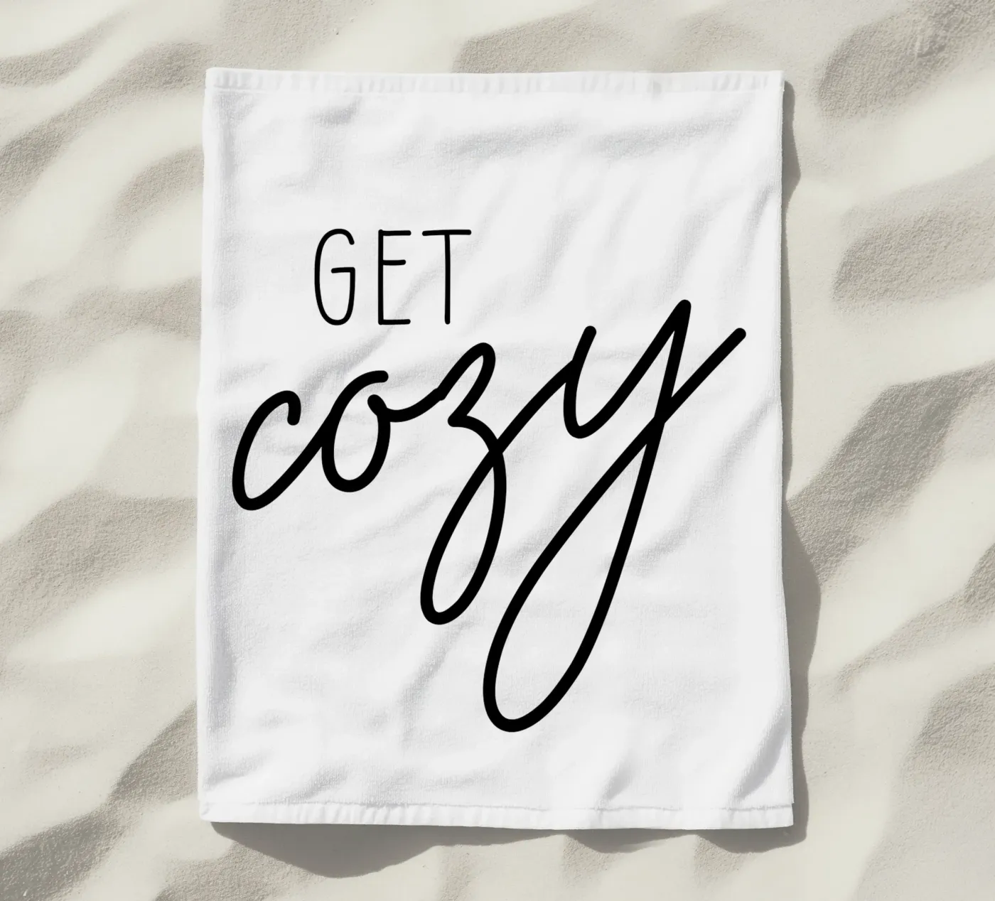 Accoglienza telo mare da Shark Printables