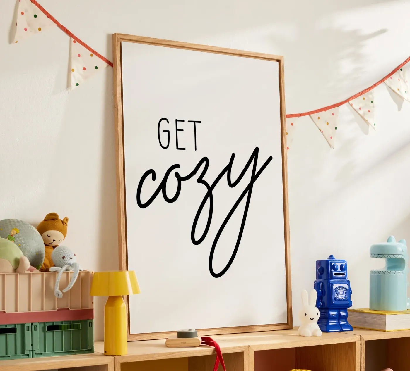 Get Cozy Acryl-Glas von Shark Printables