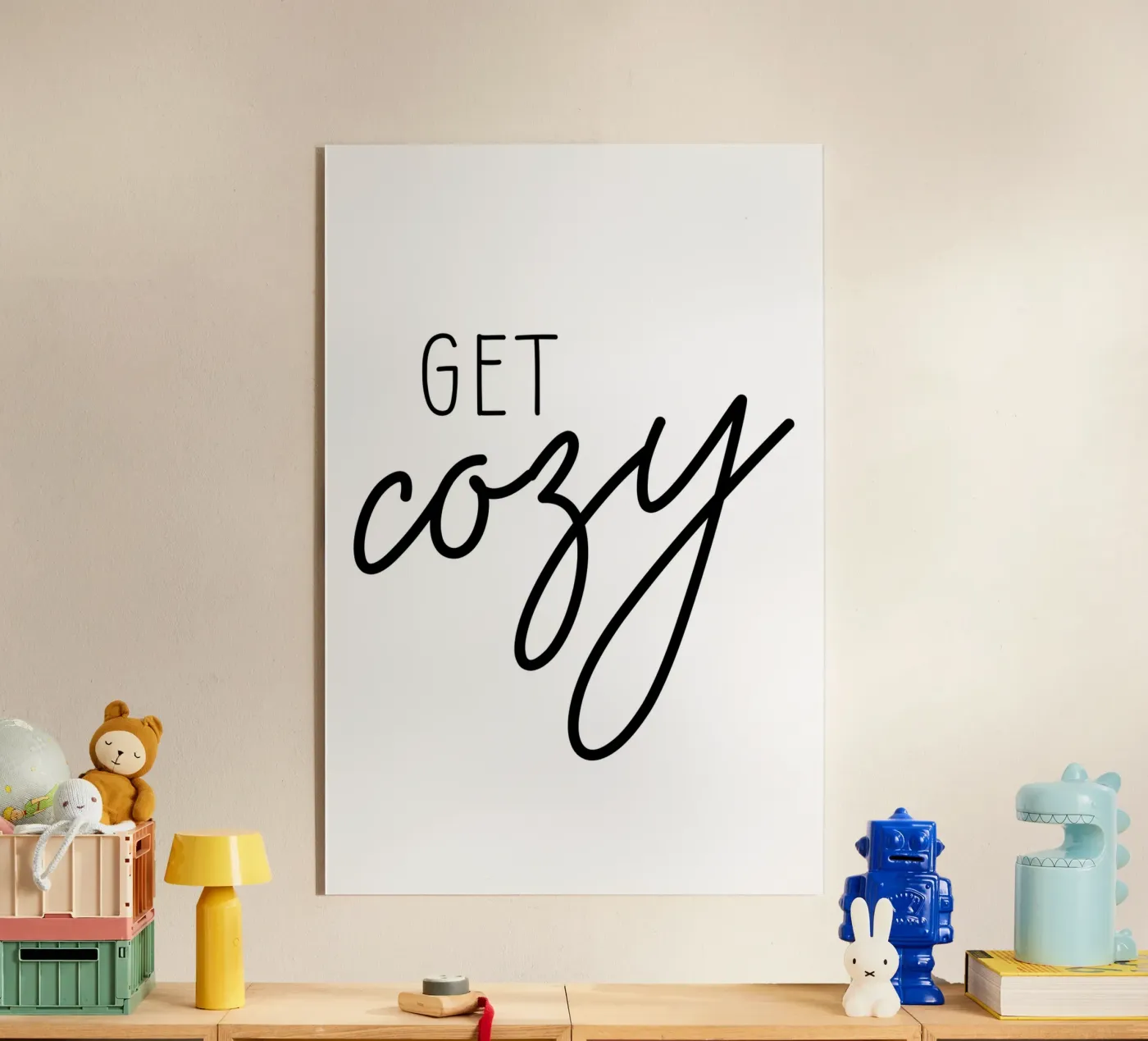 Get Cozy Acryl-Glas von Shark Printables