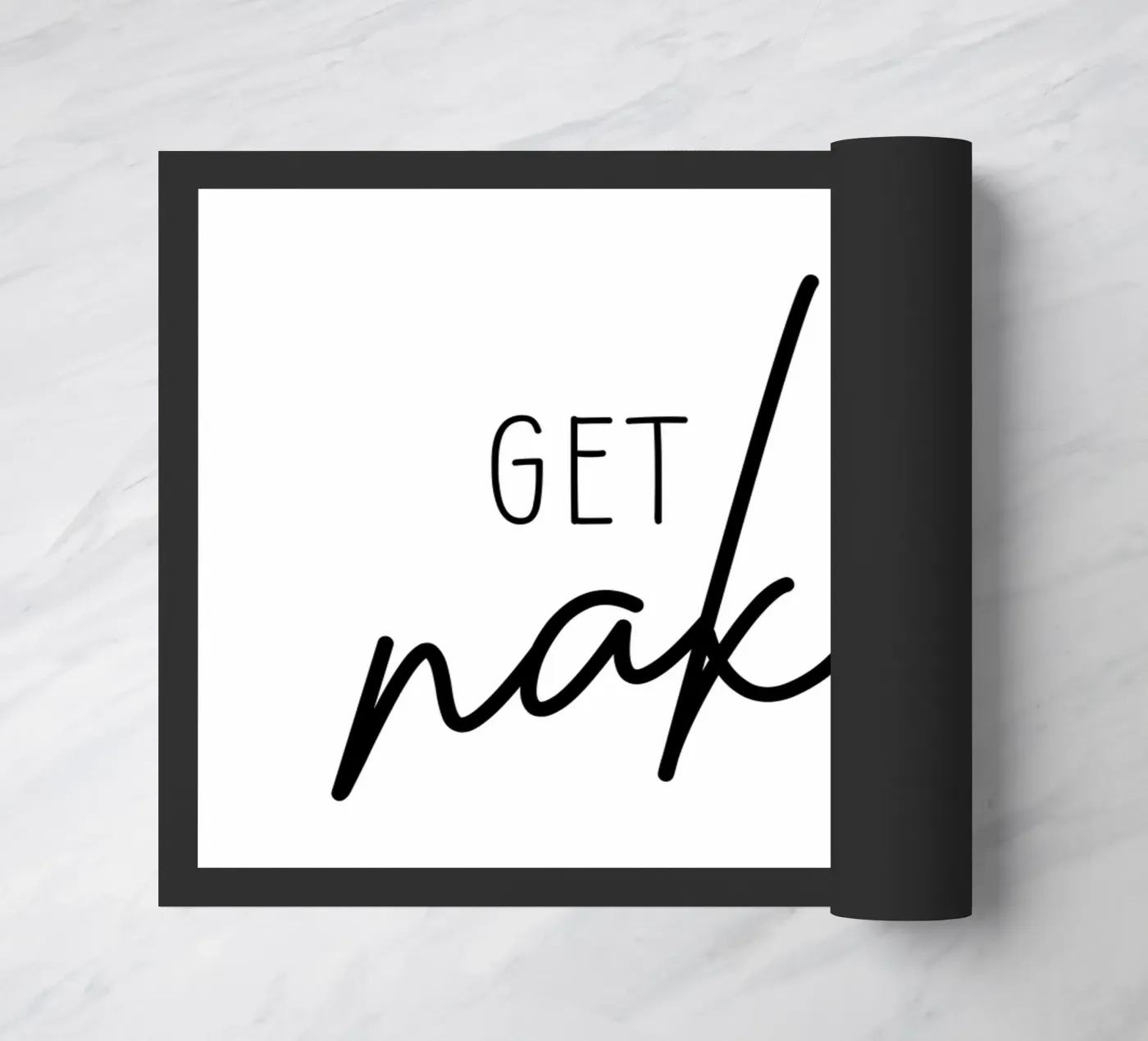 Get Naked doormat by Shark Printables