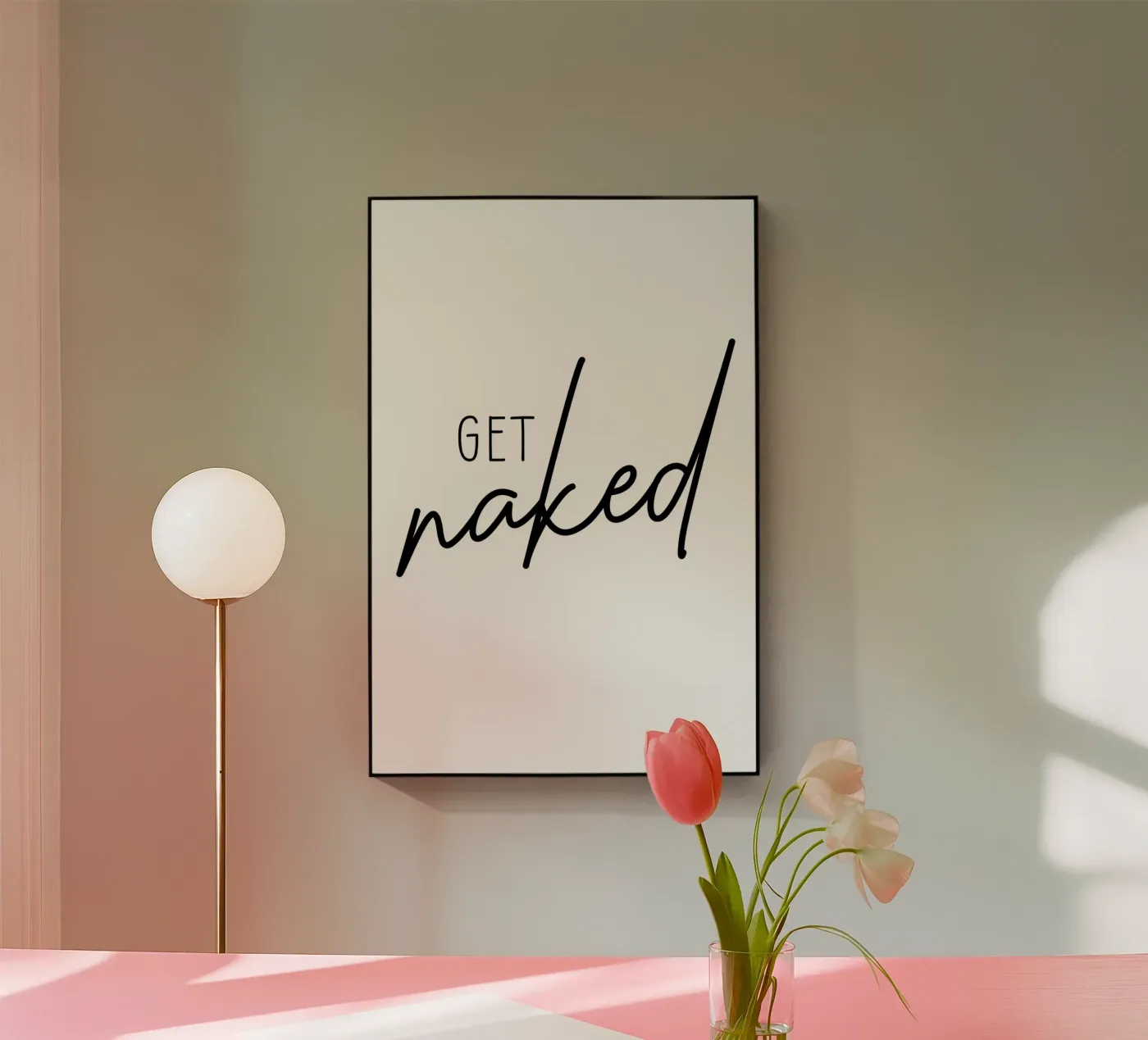Get Naked acryl van Shark Printables