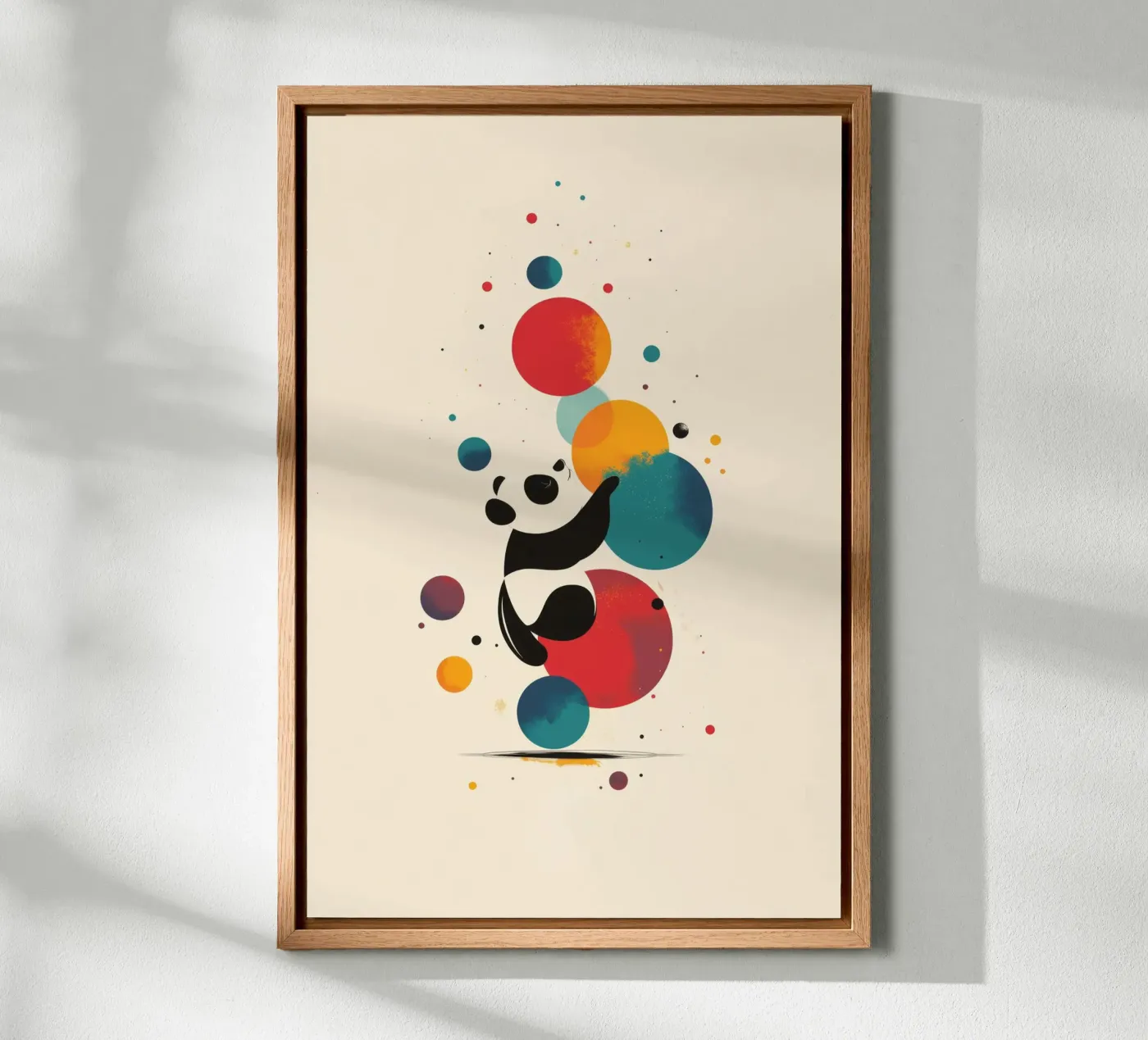 Panda e Planeten pannello forex da DreamPixel