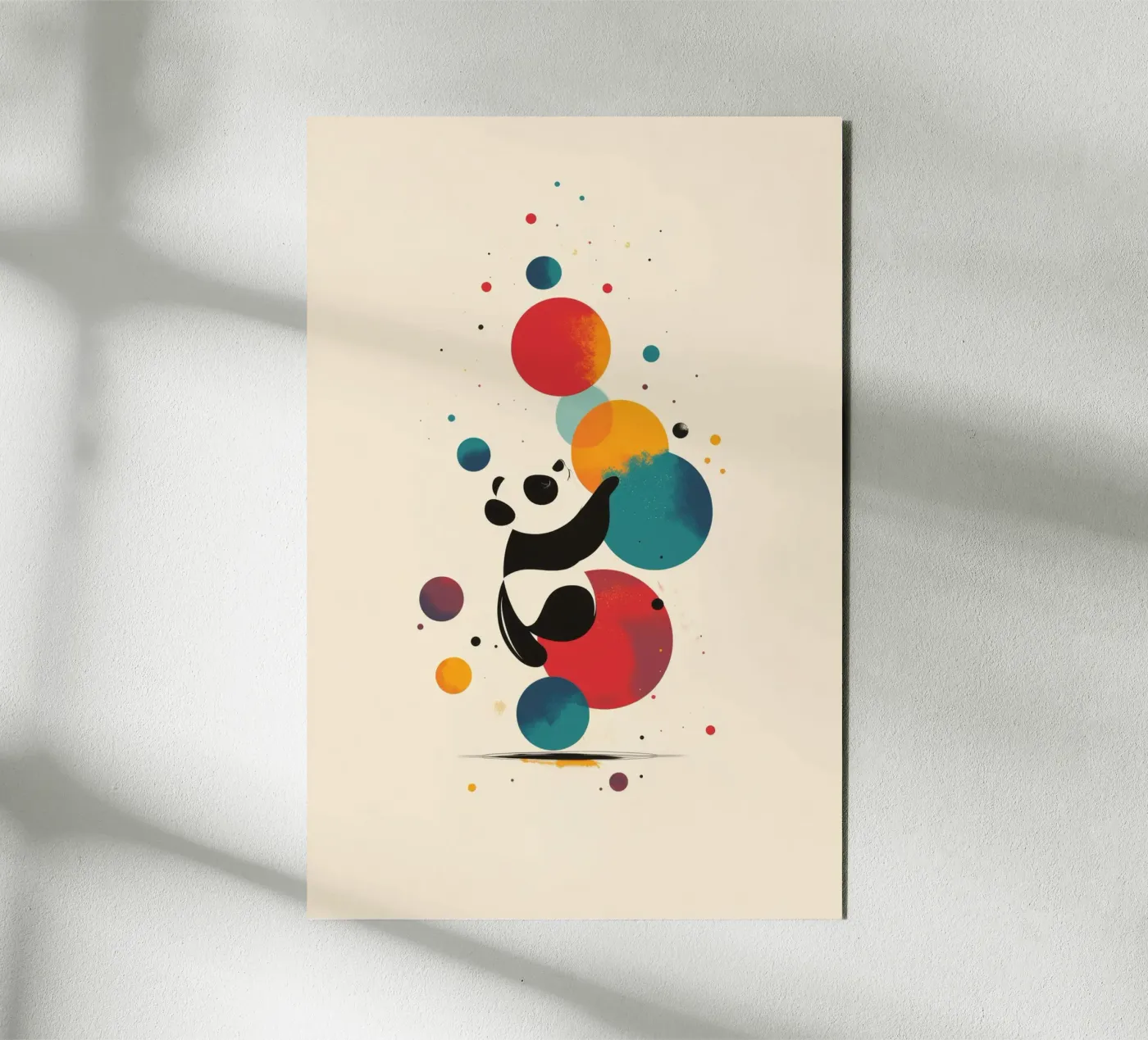 Panda e Planeten pannello forex da DreamPixel