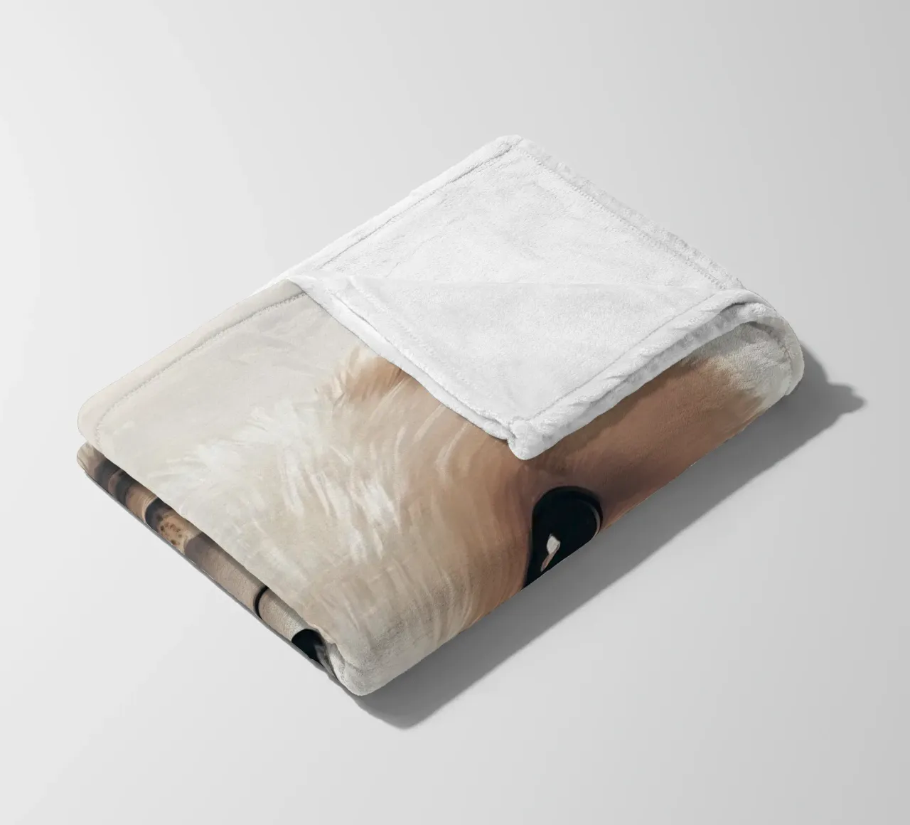 HeldIn #35: Polarfuchs Fleecedecke von farbenhelden