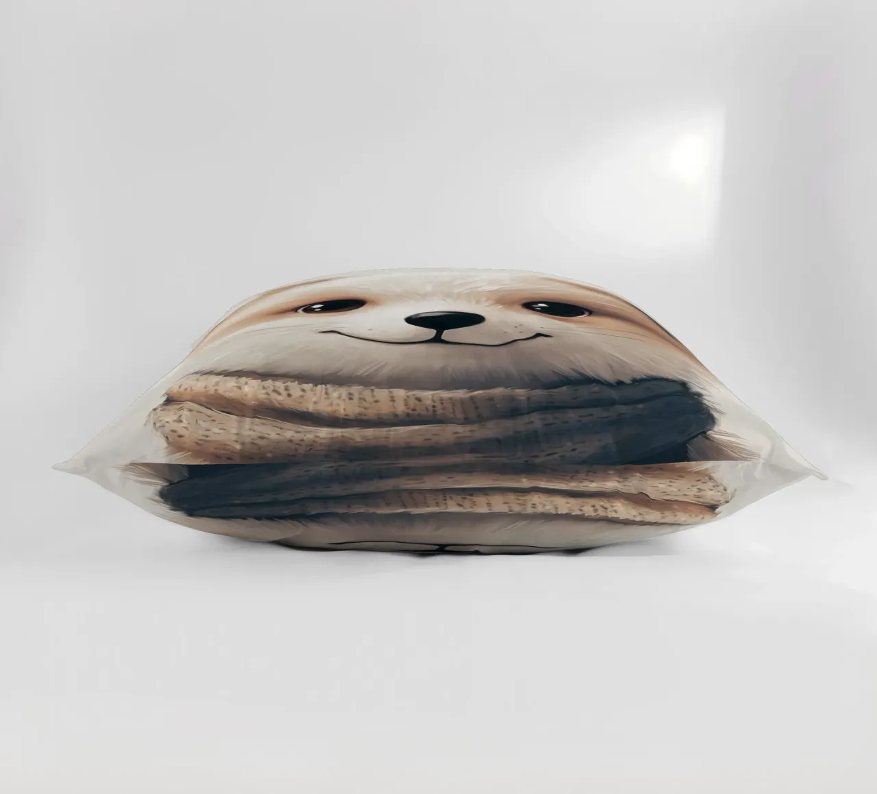 Hero #35: Arctic fox decorative cushion by farbenhelden