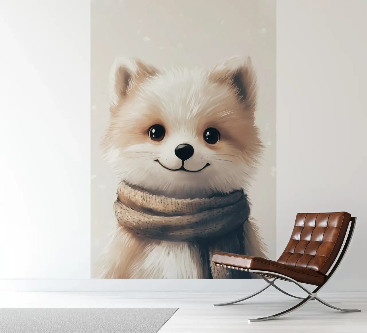 Hero #35: Arctic fox photo wallpaper by farbenhelden
