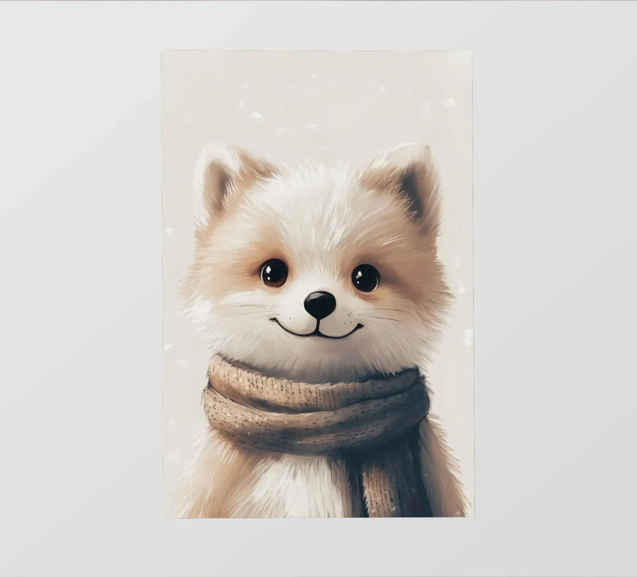 Hero #35: Arctic fox photo wallpaper by farbenhelden