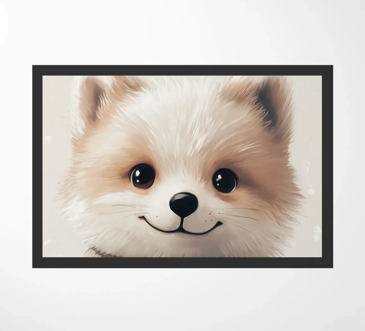 HeldIn #35: Polarfuchs Fußmatte von farbenhelden