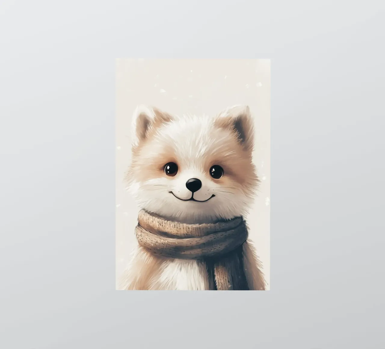 Hero #35: Arctic fox sticker by farbenhelden