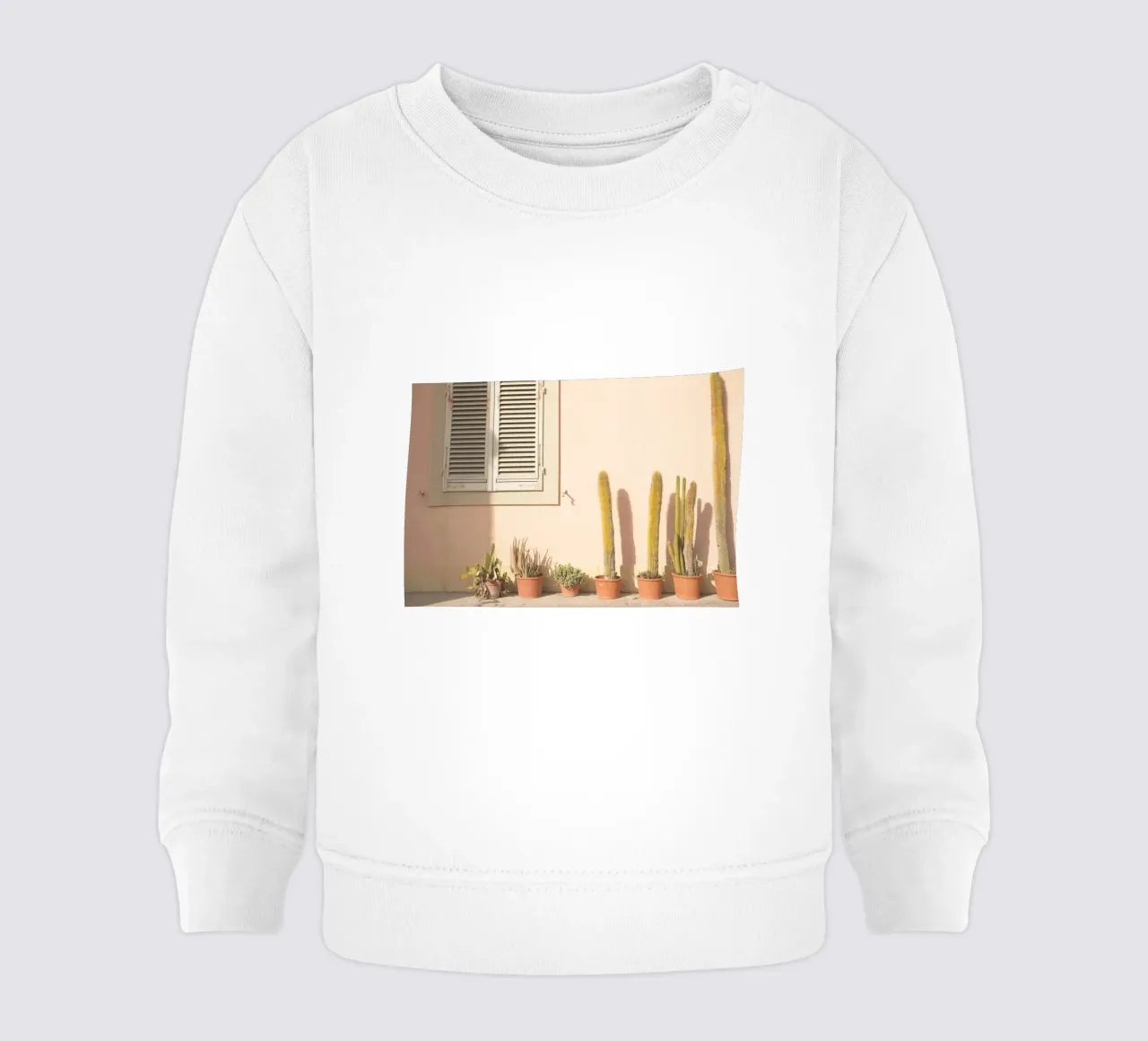 Firenze, Italia I Cactus al tramonto in Toscana felpa neonato da Julie Travel Photography